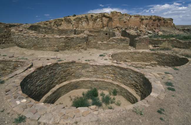 Chetro Ketl, ceremonial kiva, Chaco Culture National Historic Park, New Mexico, USA