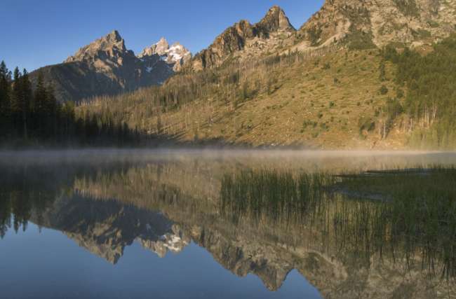 String Lake at sunrise, Grand Teton National Park, Wyoming, USA