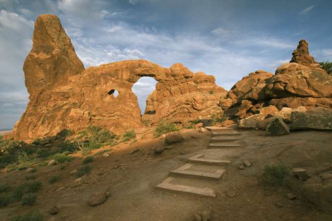 Turret Arch, Arches National Park, Utah, USA