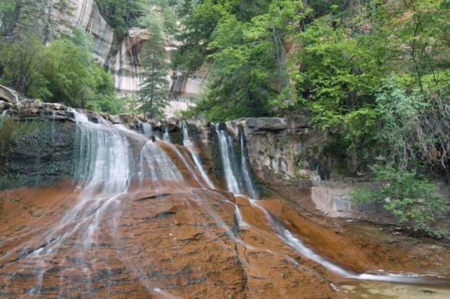 Waterfall, Zion National Park, Utah, USA