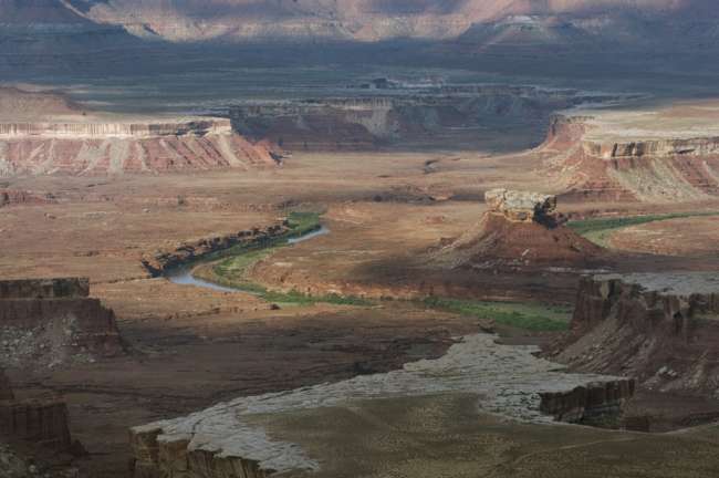 View from the canyon rim, Island in the sky district, Canyonlands National Park, Utah, USA