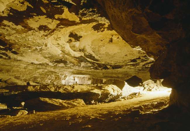 Wright's Rotunda, Mammoth Cave, Mammoth Cave National Park, Kentucky, KY, USA