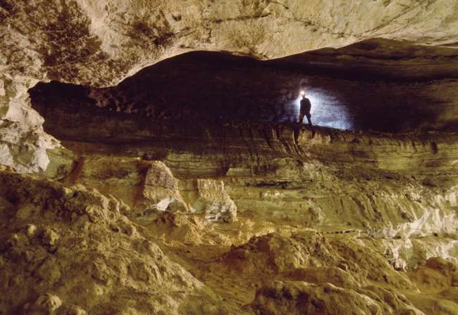 View from Boothe's Ampitheatre, Mammoth Cave, Mammoth Cave National Park, Kentucky, KY, USA