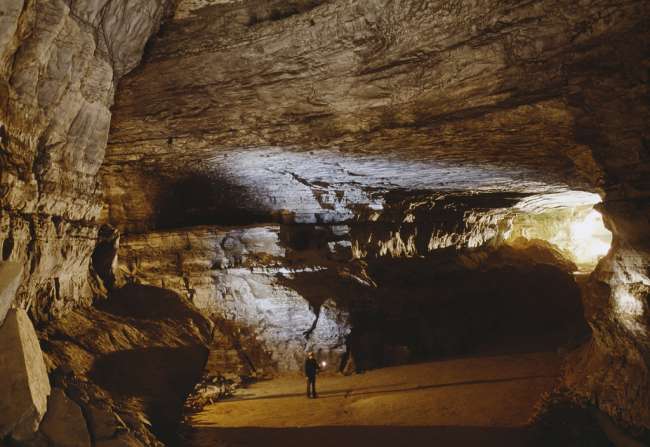 The Church and Pulpit Rock, Mammoth Cave, Mammoth Cave National Park, Kentucky, KY, USA