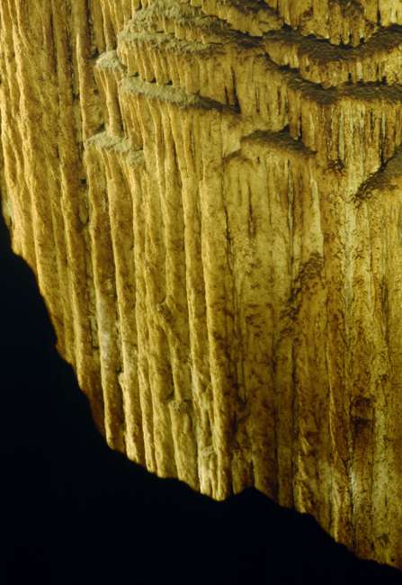 Frozen Niagara flowstone, Mammoth Cave, Mammoth Cave National Park, Kentucky, KY, USA