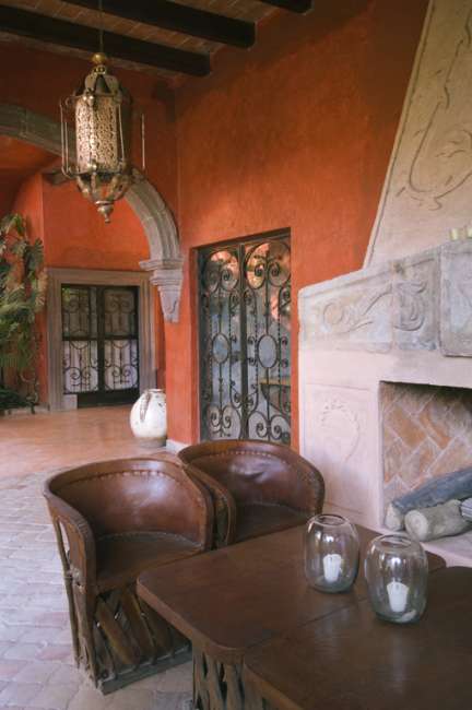Colorful architecture, San Miguel de Allende, State of Guanajuato, Mexico