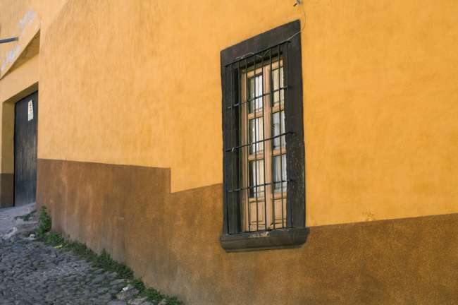 Architecture on the streets of San Miguel de Allende, State of Guanajuato, Mexico