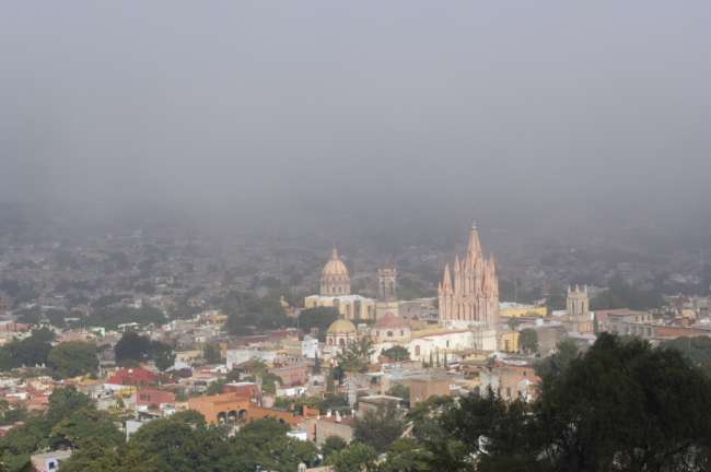 View from an overlook, San Miguel de Allende, State of Guanajuato, Mexico