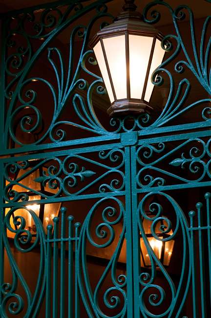 Charleston, South Carolina, USA.  Street lamps on the streets of Charleston.