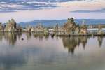 Evening light over Tufa formations on Mono Lake, Mono Basin, INYO National Forest, California