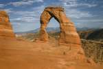 Delicate arch at sunset, Arches National Park, Utah, USA