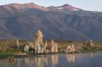 Evening light over Tufa formations on Mono Lake, Mono Basin, INYO National Forest, California