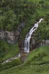 Waterfall in a valley, Waterton Glacier International Peace Park, USA - Canada