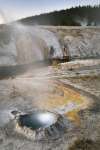Thermal vent in Upper Geyser Basin, Yellowstone National Park, Wyoming, USA